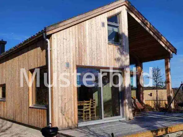 Tiny House im norwegischen Stil in Holzständerbauweise